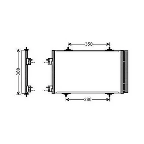 Condenseur de Climatisation pour PEUGEOT 407 2004-2007, OEM: 6455JA, Neuf