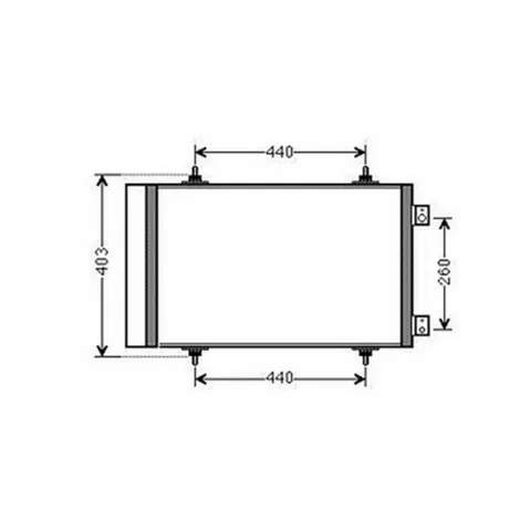 Condenseur de Climatisation pour FIAT SCUDO II 2007-2016, OEM: 1440143080, Neuf