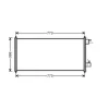 Condenseur de Climatisation pour RENAULT KANGOO I ph.1 1997-2003, OEM: 4488406, Neuf
