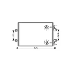 Condenseur de Climatisation pour RENAULT MASCOTT ph.2 2004-2010, OEM: 5010514383, Neuf