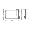 Condenseur de Climatisation pour RENAULT MEGANE I ph.1 1996-1999, OEM: 7700434883, Neuf
