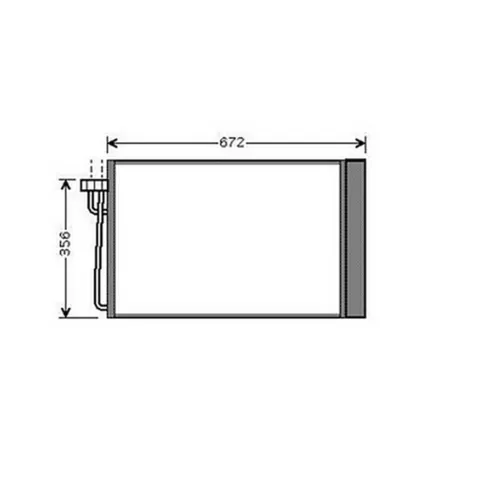 Condenseur de Climatisation pour BMW Serie 5 E60-E61 2003-2007, OEM: 64509122825, Neuf