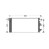 Condenseur de Climatisation pour FIAT PANDA II ph.1 2003-2012, OEM: 51782753, Neuf