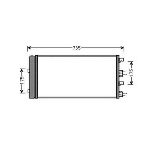 Condenseur de Climatisation pour DACIA DUSTER I ph.1 2010-2013, OEM: 8200880551, Neuf