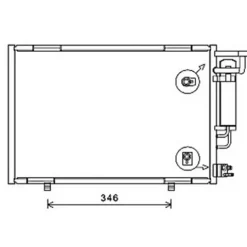 Condenseur de Climatisation pour FORD B-MAX depuis 2012, OEM: 1756414, Neuf
