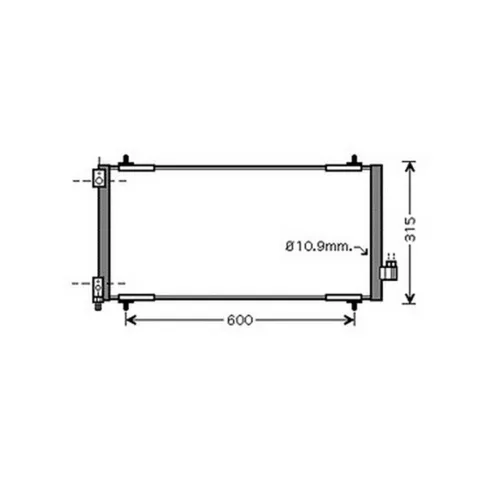 Condenseur de Climatisation pour PEUGEOT 407 2004-2007, OEM: 6455EY, Neuf