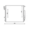 Condenseur de Climatisation pour LAND ROVER Range Rover L322 2010-2012, OEM: JRB500140, Neuf