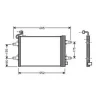 Condenseur de Climatisation pour SKODA FABIA I ph.1 2000-2004, OEM: 5Z0820411, Neuf