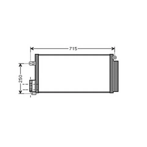 Condenseur de Climatisation pour FIAT BRAVO depuis 2007, OEM: 95514601, Neuf