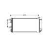 Condenseur de Climatisation pour MINI ONE/COOPER R50/R53 2001-2004, OEM: 64531490572, Neuf