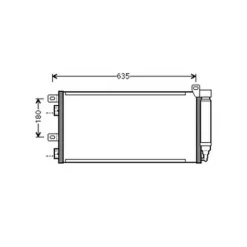 Condenseur de Climatisation pour MINI ONE/COOPER R50/R53 2001-2004, OEM: 64531490572, Neuf