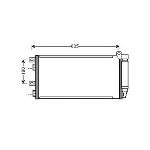Condenseur de Climatisation pour MINI ONE/COOPER R50/R53 2001-2004, OEM: 64531490572, Neuf