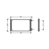 Condenseur de Climatisation pour FIAT SEICENTO depuis 1998, OEM: 46799740, Neuf