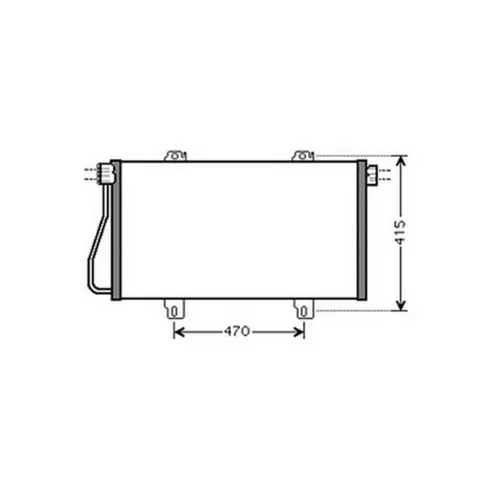 Condenseur de Climatisation pour RENAULT MASTER II ph.1 1997-2003, OEM: 2765000QAF, Neuf
