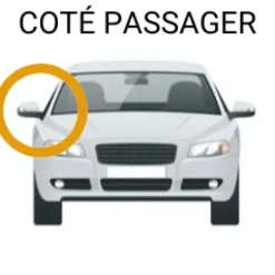 Coque rétroviseur droit pour AUDI A3 III ph.1 SPORTBACK 2012-2016, Neuve à peindre