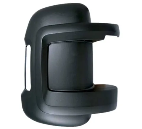 Coque rétroviseur droit pour FIAT DUCATO III phase 1, 2006-2014, (bras court), noire, Neuve