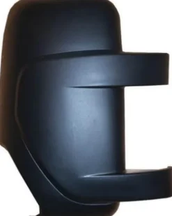 Coque rétroviseur droit pour RENAULT MASTER III phase 2, 2014-2019, Noire, bras court, Neuve