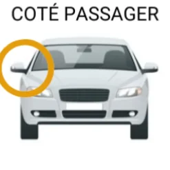 Coque rétroviseur droit pour ALFA ROMEO MITO 2008-2016, chromée, effet satiné, Neuve