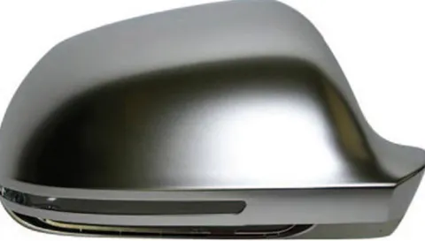 Coque rétroviseur droit pour AUDI A4 IV ph. 1 2007-2009, Chromé en aluminium, Neuve