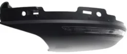 Coque rétroviseur gauche inférieure avec feu clignotant pour RENAULT CLIO V phase 1, 2019-2023, Noire, Neuve