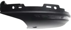 Coque rétroviseur gauche inférieure avec feu clignotant pour RENAULT CLIO V phase 1, 2019-2023, avec feu courtoisie, Noire, Neuve