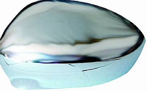 Coque rétroviseur gauche pour ABARTH 500, 595-695 depuis 2008, chromée, Neuve