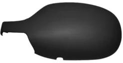 Coque rétroviseur gauche pour RENAULT MEGANE I phase 2, 1999-2002, noire, Neuve