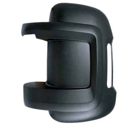 Coque rétroviseur gauche pour FIAT DUCATO III phase 2 depuis 2014 >, (bras court), noire, Neuve