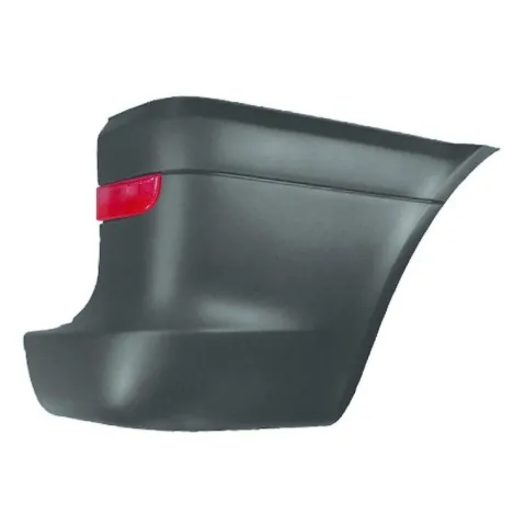 Crosse arrière droit pour MERCEDES VITO II (W639) 2010-2014, (court) gris clair, catadioptre, embout pare chocs