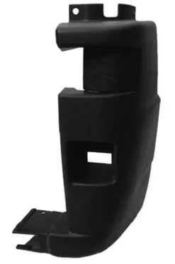 Crosse arrière droite pour PEUGEOT BOXER I phase 2, 2004-2006, noire, embout pare chocs arrière