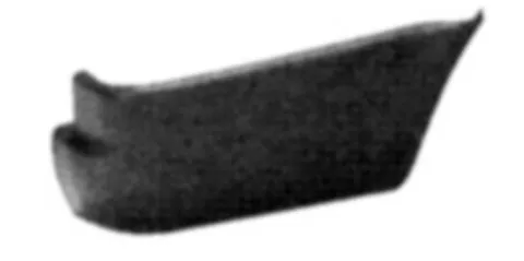 Crosse arrière droite pour FORD TRANSIT Mk5, 1994-2000, noire, embout pare chocs arrière, Neuf
