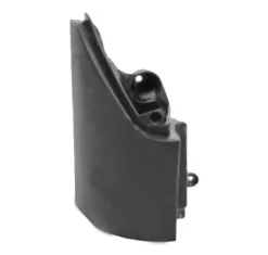 Crosse arrière gauche pour RENAULT KANGOO II phase 1, 2008-2013, noire, embout pare chocs arrière