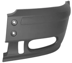 Crosse avant gauche pour FORD TRANSIT Mk6 2000-2006 trou feu antibrouillard, grise, embout pare chocs avant