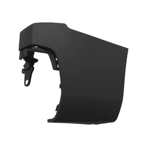 Crosse pare chocs arrière droite pour PEUGEOT PARTNER III ph.1 2018-2024, mod. châssis long, 2 portes, noire, Neuve