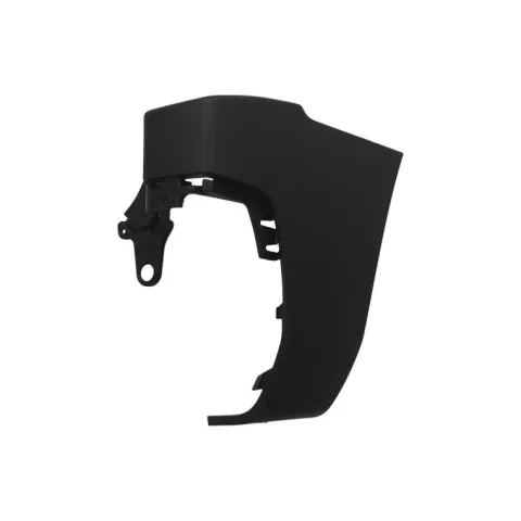 Crosse pare chocs arrière droite pour PEUGEOT PARTNER III ph.1 2018-2024, mod. châssis court, 2 portes, noire, Neuve