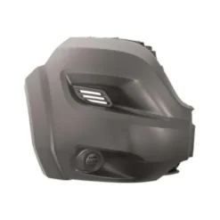 Crosse pare chocs avant droit pour CITROËN JUMPER II phase 2 depuis 2014, embout gris, avec élargisseur, modèle Heavy