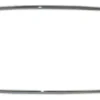 Enjoliveur Contour grille de calandre centrale pour CITROËN C1 I phase 2, 2009-2012, chromé, Neuf
