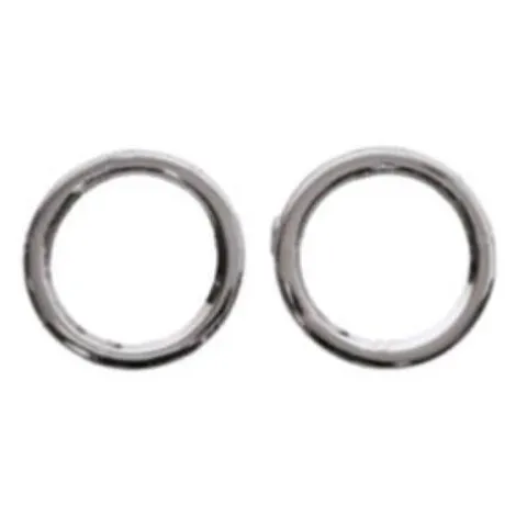 Enjoliveurs Contours chromés feux de brouillard pour RENAULT TWINGO II phase 2, 2012-2014, kit 2PCS