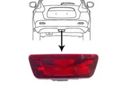 Feu antibrouillard arrière central pour NISSAN JUKE I phase 2 depuis 05/2014, Neuf