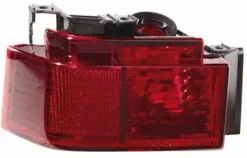 Feu antibrouillard arrière gauche pour OPEL MERIVA A phase 2, 2006-2010, rouge fumé, Neuf