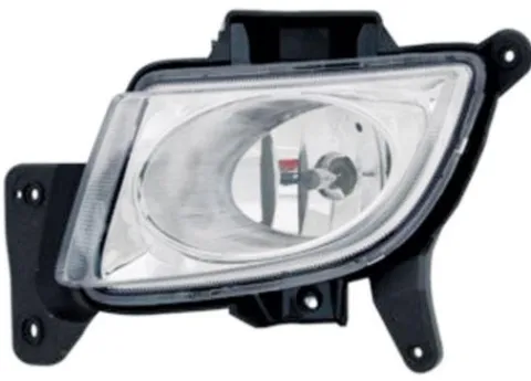 Feu antibrouillard avant gauche pour HYUNDAI i30 I phase 1 2007-2010, GE880, corps chromé, Neuf