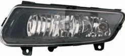 Feu antibrouillard avant gauche pour VOLKSWAGEN POLO V ph.1 2009-2014 H8 noir GTI feu de jour diurne
