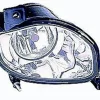 Feu antibrouillard droit pour TOYOTA AVENSIS 2003-2006, H1, Neuf