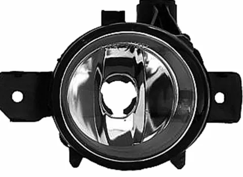 Feu antibrouillard droit pour BMW X3 E83 2006-2010, avant, corps gris foncé, H11, Adap. Valeo