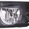 Feu antibrouillard gauche pour SKODA FABIA II ph. 2 2010-2014, HB4, Corps noir, Mod. Sport, Neuf