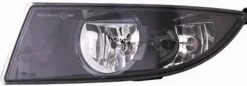 Feu antibrouillard gauche pour SKODA FABIA II ph. 2 2010-2014, HB4, Corps noir, Mod. Sport, Neuf