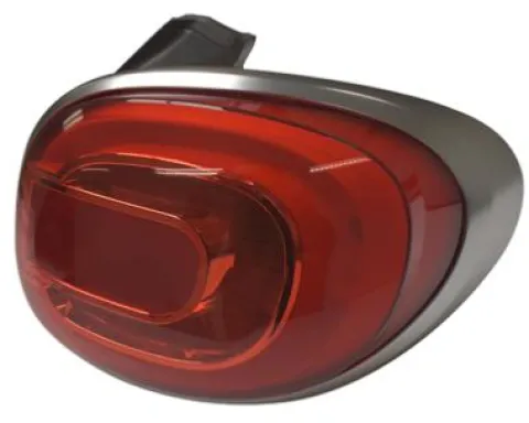 Feu arrière droit à LED pour FIAT 500L Trekking, 2013-2017, cadre satiné, Neuf