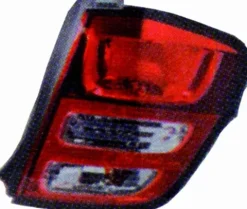 Feu arrière droit extérieur pour CITROËN C3 II phase 1, 2009-2013, partie sur aile, Neuf
