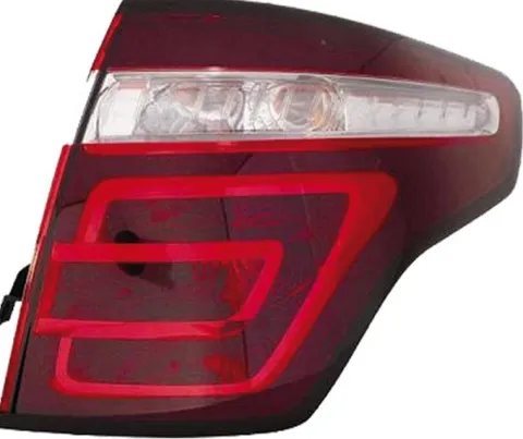 Feu arrière droit extérieur pour CITROËN C4 PICASSO I phase 2, 2010-2013, partie sur aile, Neuf