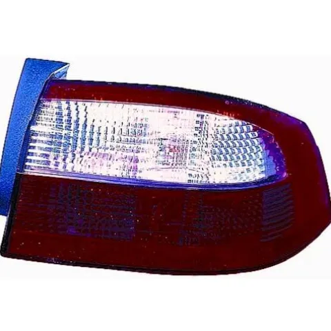 Feu arrière droit extérieur pour RENAULT LAGUNA II Phase 1, 2001-2005, rouge, Neuf